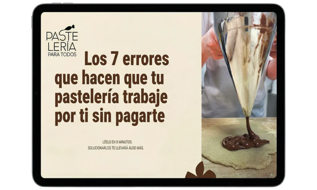 PDF gratuito 7 errores negocio de pastelería - Tamara Viñas